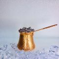 Coffee Wooden Handle Turk Turkish Coffee Pot 320Ml Coffee Turk Turkish Copper Coffee Maker for Turk Cezve Cafeteria. 