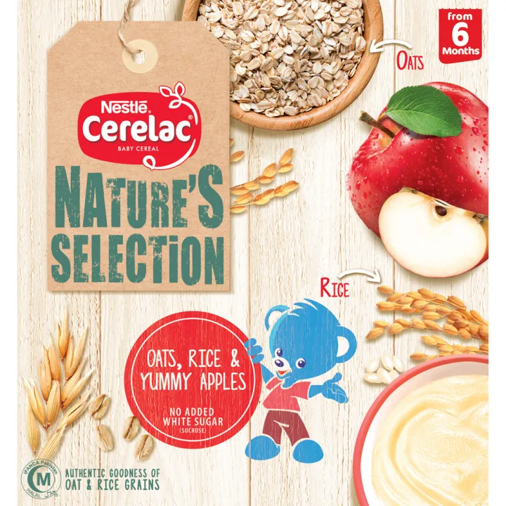 Baby%20Food%20-%20NESTLE%20CERELAC%20Nature's%20Selection%20(Rice,%20Oats%20&%20Apple)%20Rice%20175g%20-%20Image%204