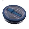 Quasar 40oz Cup Replacement Lid 40oz Tumbler Flip Straw Lid Replacement Leak-proof Splash Resistant Cover for Cup Bpa-free Glass Lid with Folding Straw Reusable Durable Reusable Flip Lid for Everyday Use. 