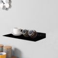 Pack of 2 Wall Mount Kitchen Accessories Pot Storage Shelf Organiser. 