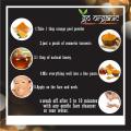 Go Organic Orange peel powder for hair conditioning, skin care (100). 