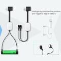 【All Of Me】A10 18650 Battery Charger Li-ion Batteries Multifunction Magnetic USB Charging/Discharging Power ForXiaomi. 