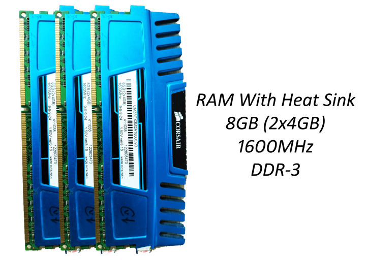 DDR3 RAM 1GB,2GB,4GB For Computers, Original Branded, 1600mhz, 1333mhz For DDR3 Supported Tower PC (Like New)