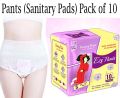 Ezi - Pants (Sanitary Pads) Pack of 10 Ultra Absorbent Protection upto 12 hours. 