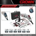 Crown Mini Drill Die Grinder 150W with LCD Screen - 44 pcs with Accessories. 