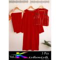 EID SPECIAL SALE ON KISHMISH LULUSAR KOTI STYLE 3 PIECE SUIT WITH 6 NEW COLORS. 