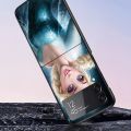 【2023NEW】Disney Frozen Elsa Cover For Samsung Z Flip 3 4 Fold3 Fold4 PC Hard Phone Case For Samsung ZFlip3 ZFlip4 ZFold3 ZFold4 Funda Bag. 