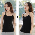 Camisole Women's Outer Wear Underwear Sleeveless Top All-Matching Modal Black and White Camisole Female Student Inner Wear. 