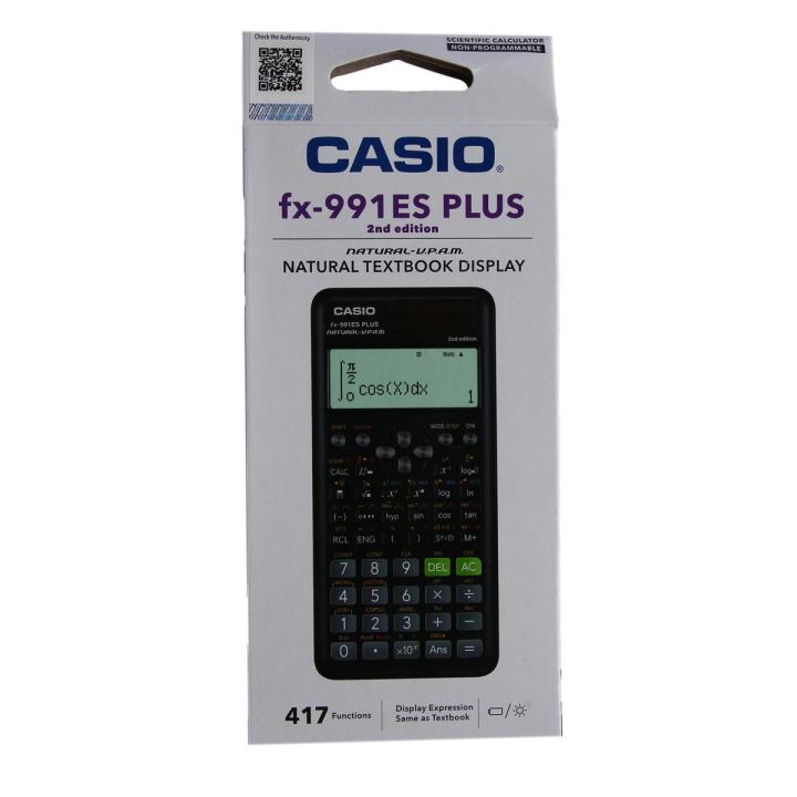 Scientific Calculator Original_CASIO FX-991ES-2nd Plus Scientific Calculator 417 Functions Engineering Students High School Lab Office Solar And Battery