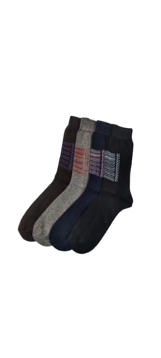 "Pack%20of%203-Classic%20Socks%20for%20Men%20-%20Multi-color-%20Timeless%20Comfort"%20-%20Image%204