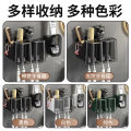 Washing set, punch-free toothbrush storage rack, wall-mounted bathroom storage box, 2, 3, 4-port electric toothbrush holder. 