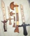 PACK OF 5 IYI Ertugrul Sword Toy and Turgut Kulhara, Ertugrul Ghazi Toy, Collection Toys, Action Toys-Ertugrul Sword-Toy for Kids,Ertugrul Talwar,Ertugrul Knife, Ertugrul Fighting Knife- Large Size Ertugul Knife & Kulhara, Ertugrul Toys IYI. 