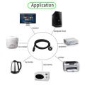 Power Cable for Desktop/ computer/ Printer 1M Cable High Quality CE Power Cable 2 Cord Computer. 