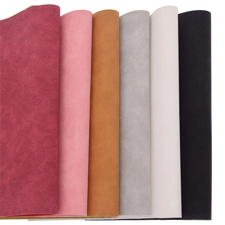 21x29cm A4 Faux Suede PU Leather Fabric For Garment Waterproof Synthetic Leather Fabric DIY Sewing Material