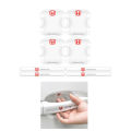 Honda Logo Silicon 8Pcs Transparent Car Door Handle Cup Anti Scratches Protective. 