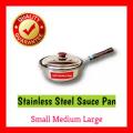 Stainless Steel Sauce Pan collection Stainless Steel Sauce Pan Multiple Size Cookware  Saucepan cooking pan high quality for kitchen home usage. 