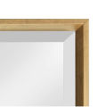 Golden Square Wall Mirror for Home and Office Decor, 14x14 inches and 20x20 inches, Elegant Wood Frame. 