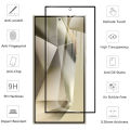 For Samsung Galaxy S24 Ultra 2Pcs Screen Protector Film Drop Proof For Samsung Galaxy S24Ultra HD Full Cover Tempered Glass With Black Edge. 