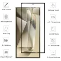 For Samsung Galaxy S24 Ultra 2Pcs Screen Protector Film Drop Proof For Samsung Galaxy S24Ultra HD Full Cover Tempered Glass With Black Edge. 