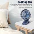 Small Portable Clip Fan USB Desk Fan with 3 Speeds Strong Airflow, 720° Rotation, Ultra-Quiet, Desk Fans for Home/Offi. 