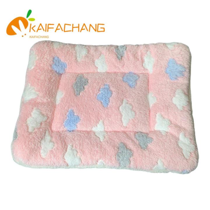 Cat Sleeping Pad Soft Winter Short Plush Pet Sleeping Bed