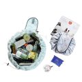 Fashion lazy person cosmetic bag printed drawstring makeup bag Portable Quick Pack Waterproof Travel Bag. 
