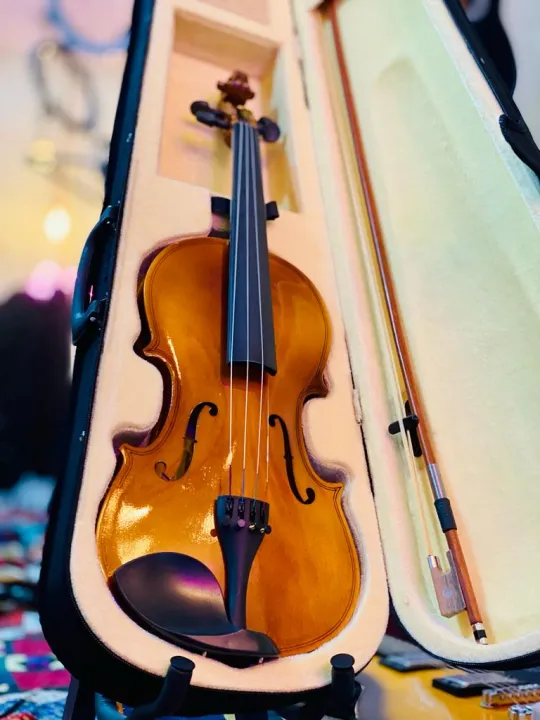 Premium%20Solid%20Wood%20Violin%20Full%20Size%204/4%20Acoustic%20Fiddle%20Set%20Orchestral%20Stringed%20Musical%20Instrument%20Kit,%20,%20Hard%20Case,%20Bow,,%204%20Student%20Beginner%20to%20Advanced%20Adult%20-%20Image%206