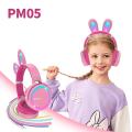 【Fast delivery】 2022 New Wireless Earphones RGB Rabbit Ears Headset with Mic Cute Girls Music Bluetooth Headphones For Children's Gamer Headset. 