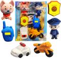 Paw Petrol Eraser for Kids - Police and Vehicle Theme Eraser Set for Kids, Eraser for Kids, Eraser Set for Return Gift, Stationery Set for Kids, Rubber Eraser for Kids, Stationery Set for Kids (6 Pcs Set). 