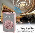 Portable Voice Amplifier for Teachers with Microphone Headset,Rechargeable Speaker for Training,Tour Guide,Classroom. 