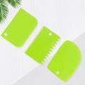 New Arrival Plastic Cake Spatula, Dough Knife, Cake Decorating Spatula, Fondant Cream Spatula, Pastry Softer Tool Set, 3PCS. 