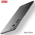 MSVII Ultra Slim Hard PC Frosted Cover For Xiaomi Mi12 Lite Mi1NEW2T Mi12X Xiomi Mi 12 T 12X 12S 11 10 8 9 9T 10T 11T 12T Pro Case. 