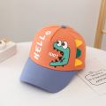 2021 Trend Baby Hat Sumbrero New Dinosaur Print Baseball Cap Takip Summer Sunscreen Kids Beach Hat Outdoor Sun Protection Sun Hat Fashion Baby Accessories Unisex.