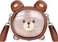 Bear Water Bottle with double drinking cup large capacity cute cartoon children’s water cup.. 