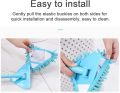 Tijarat Online Microfiber Floor Cleaner Mop - Triangle Mop,180 Degree Rotatable Adjustable - Duster for Home Bathroom Floor. 