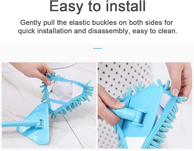 Tijarat%20Online%20Microfiber%20Floor%20Cleaner%20Mop%20-%20Triangle%20Mop,180%20Degree%20Rotatable%20Adjustable%20-%20Duster%20for%20Home%20Bathroom%20Floor%20-%20Image%206