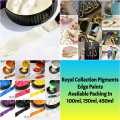 Edge Paint White - Metallic Waterproof Permanent Edge Paint - Metallic High Pigmented Edge Paints - Epoxy Resin Supplies Craft. 