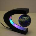 Magnetic Levitation Floating Decoration With LED Lights Globe World Map Globe Gravity Educational Gift Home Office Desk Decoration LED World Map Magnetic Levitation Floating Globe Home Electronic Antigravity C Shape Magnetic Floating Globe Lamp Earth Lamp. 