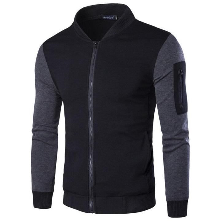 Chaorcoal Winter Sleeves Zipped Jacket