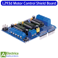 L293D Motor Drive Shield dual for arduino Duemilanove, Motor drive expansion board motor control shield by Electrica. 