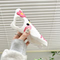 Sroof Case For iPhone 11 12 13 14 15 Pro Max Fun and Cute Ice Cream Kitty Cat Silicone Anti Drop phone case back cover. 