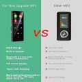 64GB Voice Recorder & MP3 Player with Bluetooth 5.2, AiMoonsa Music Player with Built-in HD Speaker, FM Radio, Voice Recorder, HiFi Sound, E-Book Function, Earphones Included. 