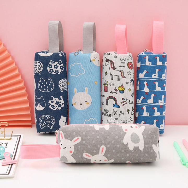 Pencil Case Unicorn Kawaii Cat School Pencil Cases Stationery Trousse Scolaire Canvas Pencilcase School Supplies Pencil Pouch