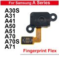 For Samsung Galaxy A30S A31 A41 A50 A51 A70 A70S A71 Under The Screen Fingerprint Sensor Flex Cable Replacement Part. 