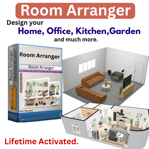Room Arranger: Creates 3D models of room layouts .(Lifetime Activated)