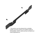 Floating Style Mounting Bracket Speaker Stand Ray Soundbar Mount Wall Under TV. 