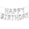 HAPPY BIRTHDAY FOIL BALLOON SET BIRTHDAY PARTY DECORATION FOIL BALLOON - 13 LETTERS FOIL BALLOON PACK. 