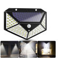 Waterproof Solar Powered Night Garden LED Light – Solar Interaction Wall Lamp Light - Motion Sensor Security Lamp Lights - Brilliant Outdoor Illumination for Gardens and Walls – Super Bright Outdoor Street Lamps – Sunlight Rechargeable Yard Lightening. 