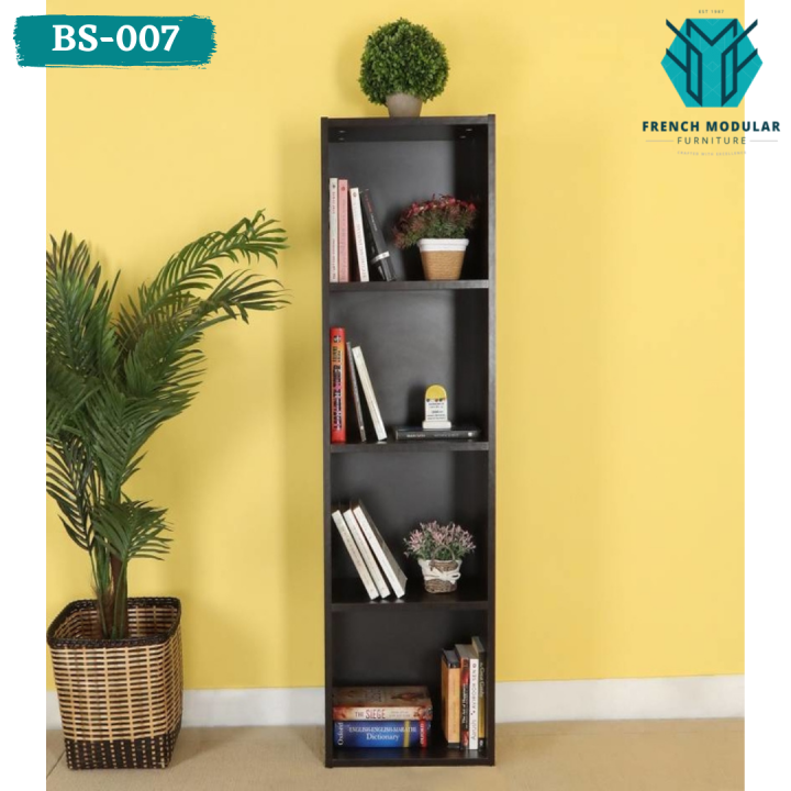 BS-007%20-%20Oak%20Wood%20Open%20Book%20Shelf%20Black%20Polish%20Storage%20Rack%20Living%20Room%20Shelves%20Books%20Furniture%20Magazine%20Organizer%20-%20Image%202