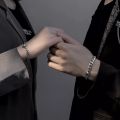 2Pcs/Set Heart Magnetic Couple Bracelets for Lovers- Broken heart Stainless Steel   bracelet for couples- Heart magnetic bracelet for girls and boys. 